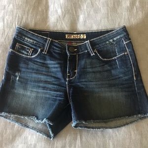 Denim shorts